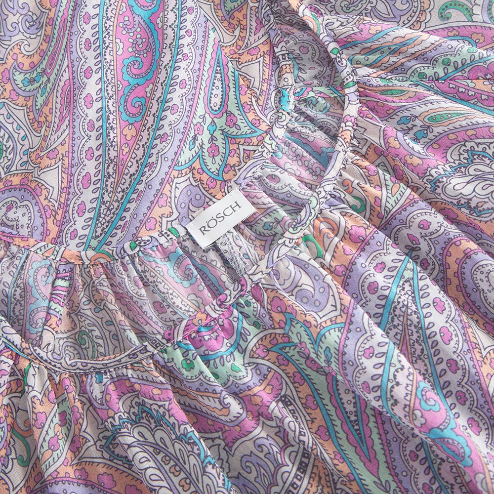 Detailbild Pyjama im Paisley druck