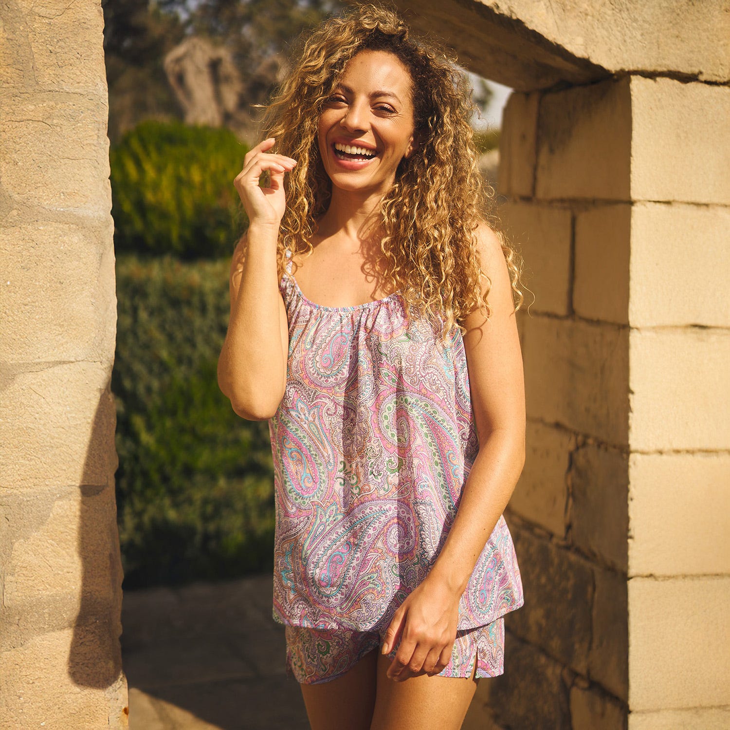 Imagebild Pyjama im Paisley druck