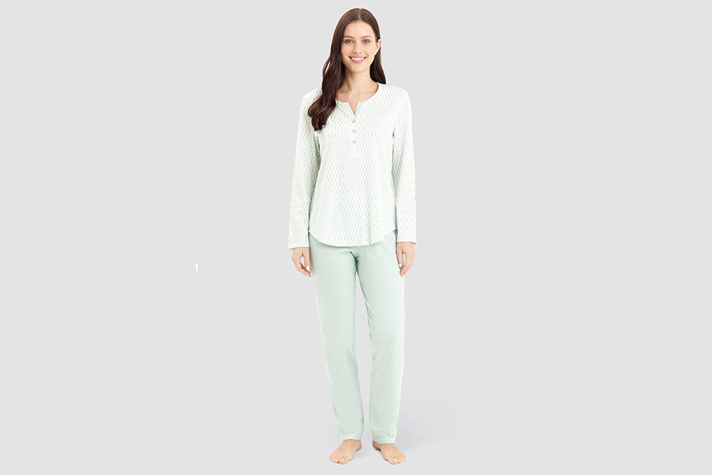 Produktbild Pyjama im minimalistischen Grafikdruck